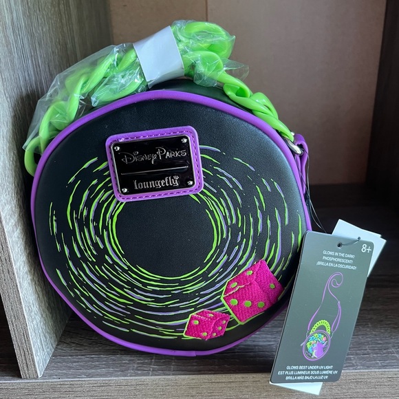 NWT Disney Loungefly Nightmare Before Christmas Oogie Boogie Crossbody Bag - Picture 3 of 4